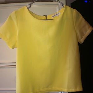 Yellow blouse